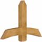 Ekena Millwork Bellingham Rough Sawn Timber Gable Bracket, Western Red Cedar, 48"W x 32"H x 4"D x 6"F, 16/12 Pitch GBW048X32X0406BEL00RWR - alternate 5